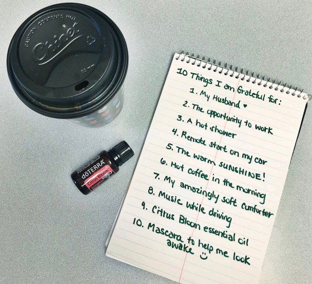 grateful list for the day